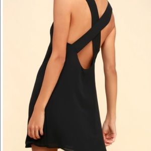 Love You Better Black Sleeveless Shift Dress